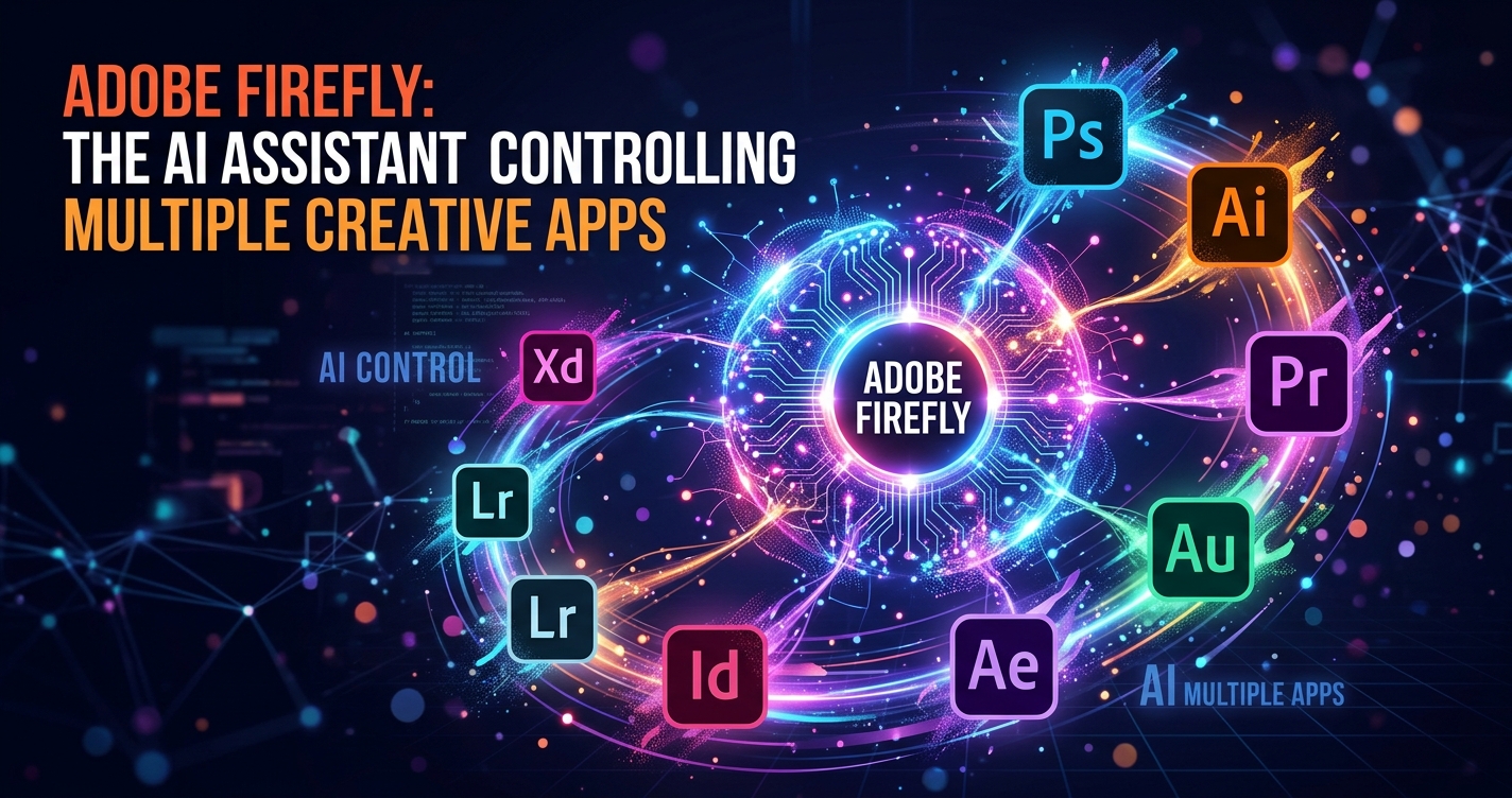 Adobe 推出 Firefly AI 助理：一句話完成跨軟體工作流程
